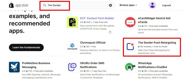 Shopify Plugin by The Sender: Installation and Setup Guide – TheSender ...